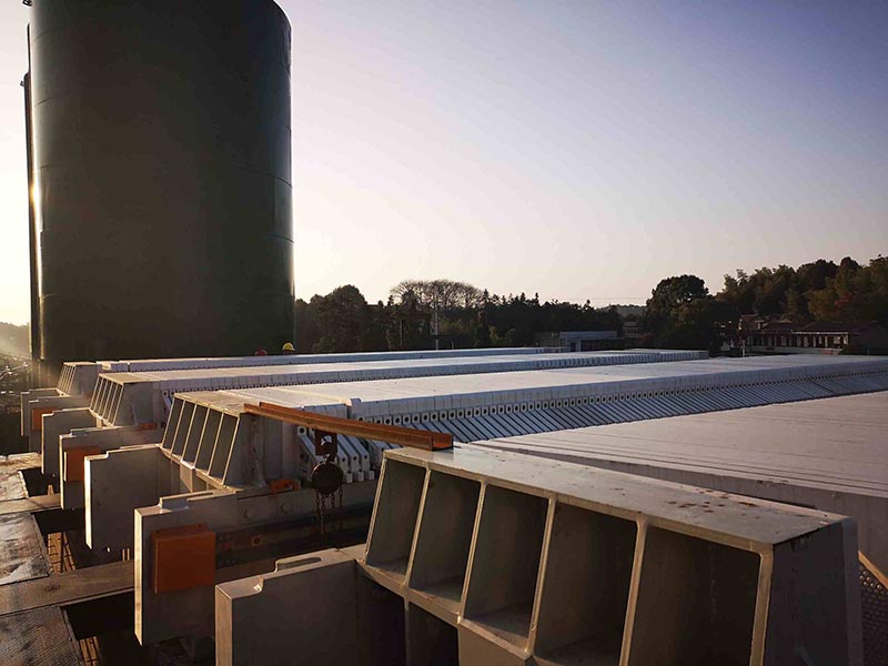 客戶壓濾機使用現(xiàn)場